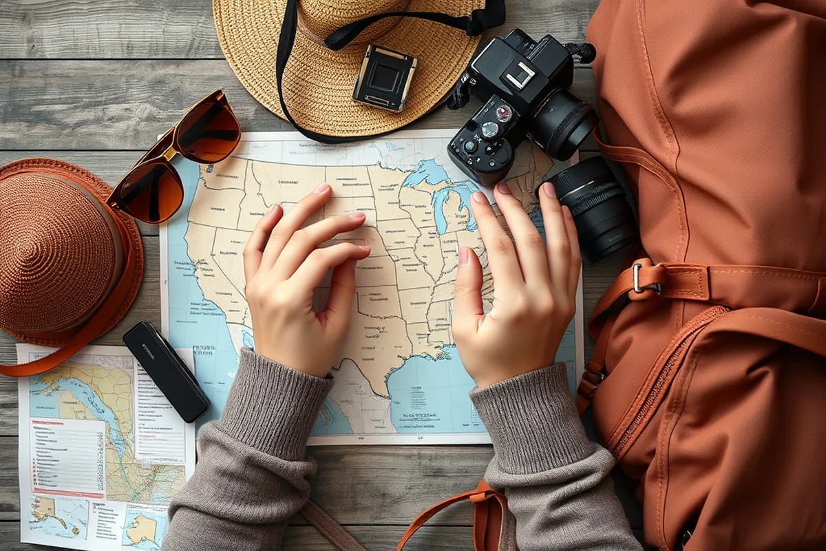 easy usa family road trips planning — Easy Usa Family Road Trips Planning (the finished result)